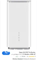  1 OPPO 5G CPE T1a , Wireless 5G Router with Wifi 6 technology
