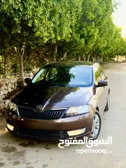  3 سكودا رابيد 2017 اتومات ماتور 1400 بنزين تيربو سعرر ع الكااش