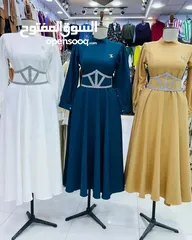  3 فستان كلوش نازك