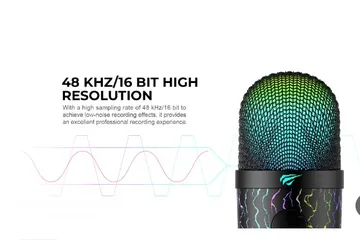  7 ميكرفون من شركة HAVIT G52 صنع صيني يوجد LED RGB وصوت جميل جدآ