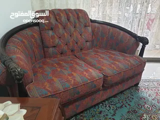  2 كنبة مزدوجة فخمة بحالة الجديده