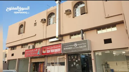  6 محلات (ميزانين) في منطقة عراد على شارع تجاري حيوي