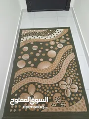  2 2 rugs, olive color in beige, size 170 cm x 120 cm