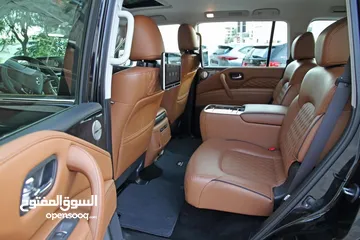  12 إنفينيتي وارد الشركة QX 80 موديل : 2022 سعة المحرك : 5.6 L  قاطعة مسافة : 26.000 KM