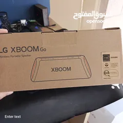  4 LG XBOOMgo bluetooth speaker unused and unopened (xg5qbk)