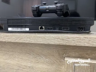  3 ‏PlayStation ثلاثة سلم أسود في حالة جيده PlayStation 3 slim in good condition