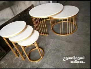  23 طاولات سفرة  طاولات وسط  طاولات سيرفس  مداخل