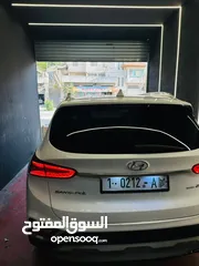 9 هونداي سنتافي 2018 فل بدون فتحة ترخيص وتأمين طويل