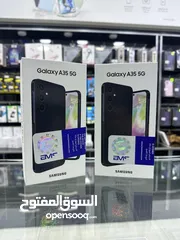  4 Samsung galaxy A35 5G (256 GB / 8  RAM)  كفالة الشركة جديد مسكر بالكرتونة الكمية محدودة جدا