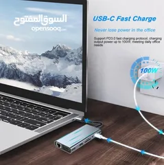  8 HAING HI-3023-TMA 11 in 1 Type-c To Multifunctional Adapter وصلة متعددة الاستخدام