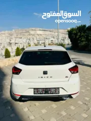  13 سيت ابيزا للبيع موديل 2022 SEAT lbizaFR بحالة الوكالة دهان شركة عداد قليل