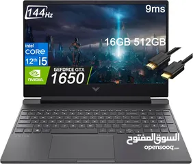  1 Laptop HP VICTUS Gaming  Core i5-11400H, RAM 16GB, 512GB SSD, GTX 1650 4GB, 16.1′′ FHD, Windows 11
