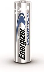  4 بطاريات ليثيوم قياس AA انرجايزر كفاءة عالية جدا وعمر طويل Energizer ULTIMATE 1.5