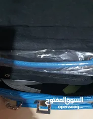  9 شنتة كتف جلد زرقاء