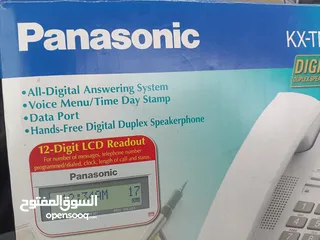  9 بيعه سريعه تليفون Panasonic ديجتل  ياباني اصلي جديد كفالة + انتركم جديد لم يستعمل للجادين فقط