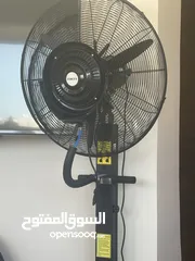  1 مروحة خارجية + بخ رذاذ مياه