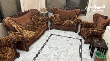  1 طقم كنب مصري ل غرفة الضيوف او المعيشة