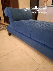  2 كنباية مقاس 170*100 تصميم مميز خشب زان بحالة جيدة للبيع بسعر مغري!