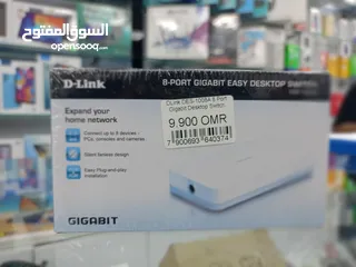  1 D-LINK 8-PORT GIGABIT EASY DESKTOP SWITCH DGS-1008A