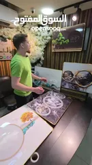  5 برواز أنيق ومميز بدمج رائع بين الديكور والوظيفة، بيعرض الوقت والتاريخ ودرجة الحرارة بشكل واضح وممتاز