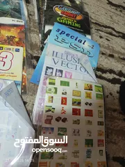 5 "مجموعة سي ديات "CDs " برامج كمبيوتر وللتصميم  وألعاب مستعملة بحالة ممتازة - بأسعار رائعة!"