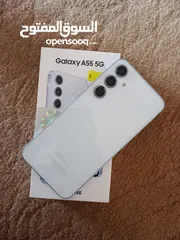  1 سامسونج جالكسي A55 5G استخدام شهر