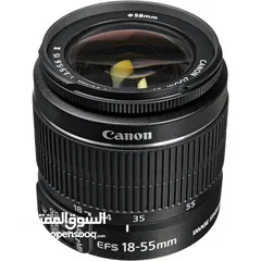  4 كاميرا canon 600D بحالة الجديد مع اغراضها بسعر مغري