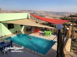  1 مزرعه الغسق للايجار في السلط بمنطقه مميزه بالقرب من شارع الستين