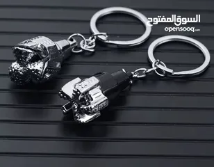  3 ميداليات على شكل رأس حفارة Drill bit keychain