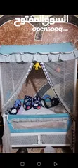  1 سرير اطفال للبيع عنوان القبله  
