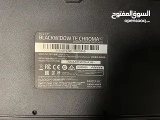  4 Razer Blackwidow Chroma v2 keyboard