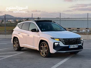  9 هونداي توسان N-Line Plug In  /2022  فل الفل فتحة سقف بانوراما  فل مسكر