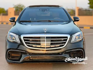  16 مرسيدس S550 اسود ملكي 4 فصوص كت 63 للبيع