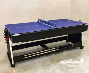  3 طاوله متعددة الألعاب4في1 متوفره الان أعلى جوده ومواصفات ستاندر بكامل اكسسواراتها لكل لعبه يوجد توصيل