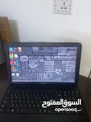  1 لابتوبToshibac850broمعالج(intel(rالرام6للاستخدام الجامعي وطلاب التوجيهي والألعاب حسب الطلب