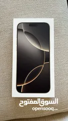  1 IPHONE 16 PRO MAX, 256, NATURAL TITANIUM, BRAND NEW