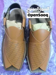  3 صندل جلد رجالي جديد من باكستان سايز 43