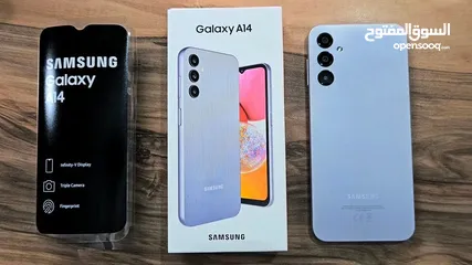  1 سامسونج A 14 5G  بحالة الوكاله بدون أغراض موجود في اربد..  اربد للبيع