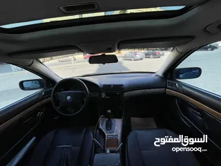  15 بي ام  e39 دب 520i موديل 1999 اصلي فحص كامل ثاني مالك في الاردن  قابل للفحص في داخل الشركة