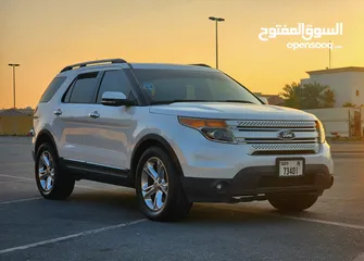  2 2013 Ford Explorer Limited / Gcc Specs / Top Option / Panoramic / Automatic seat folding / Leather