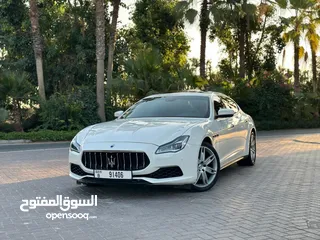  2 Maserati Quattroporte S 2018 White  3.0L V6 Engine  Perfect Condition