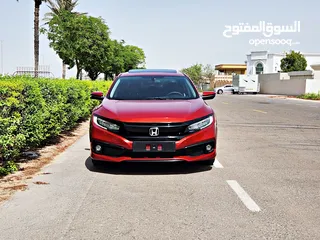  2 Honda Civic Turbo Charged GCC Specs @Zero Downpayment