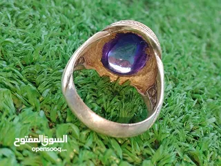  6 خاتم اماتيست (جمشت) زند عريض بسعر مغري
