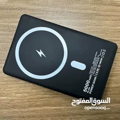  4 باور بانك مغناطيسي أنيق – شحن سريع في جيبك!ما تضلّك تدور على شاحن  10000mAh بتقنية الشحن اللاسلكي