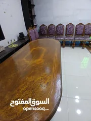  4 طاولة سفره  240 عرض متر 8 كراسي ازان صولد تفصيل كلفني 1200