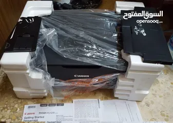  2 طابعات مع كراتينهم بحاجة صيانة عدد 3