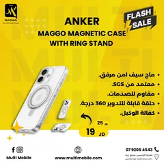  1 anker MAGGO Magnetic Case with Ring Stand