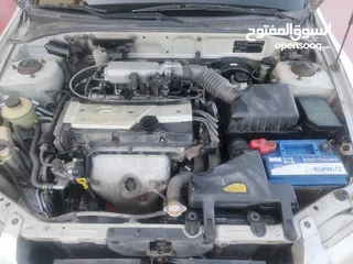  10 هونداي فيرنا موديل 99 لون فضي بسعر مغري