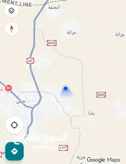  3 نمرة ارض منطقة ( أ ) طابو سلطة 610 متر مربع جنين-حي الألمانية