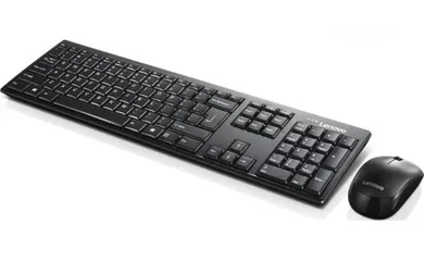  7 lenovo 100 wireless combo keyboard and mouse كيبورد وماوس وايرلس  من لينوفو 